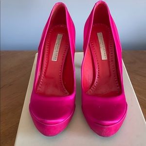 Stella McCartney Pink Satin Heels